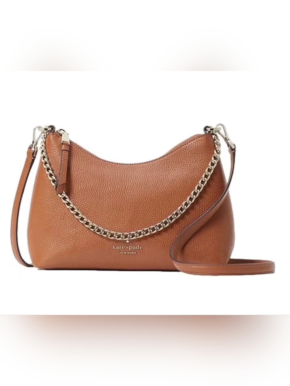Kate Spade New York Women's Zippy Pebbeled Leather Convertible Crossbody Bag